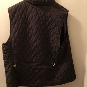 Women’s Quilted Vest - dark brown